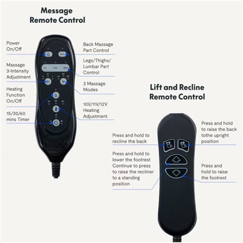 Recliner Chair XL6 Dual Motor with Massage and Heat Flexispot_3 - Theodist