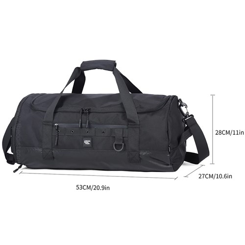 Aoking XW3024 Duffel Bag Black 53x27x28cm_3 - Theodist