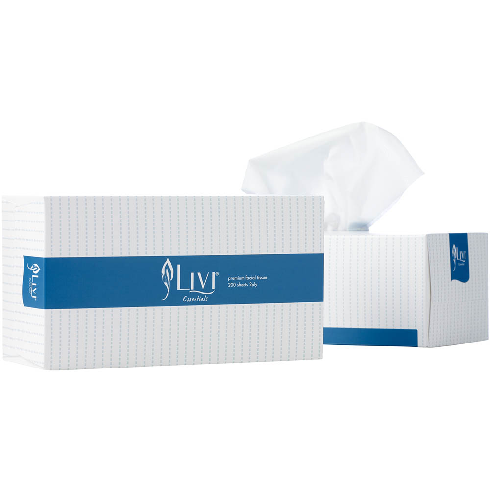 TISSUE FACIAL ESSENTIALS LIVI 100 sheets/pack - Theodist - Theodist