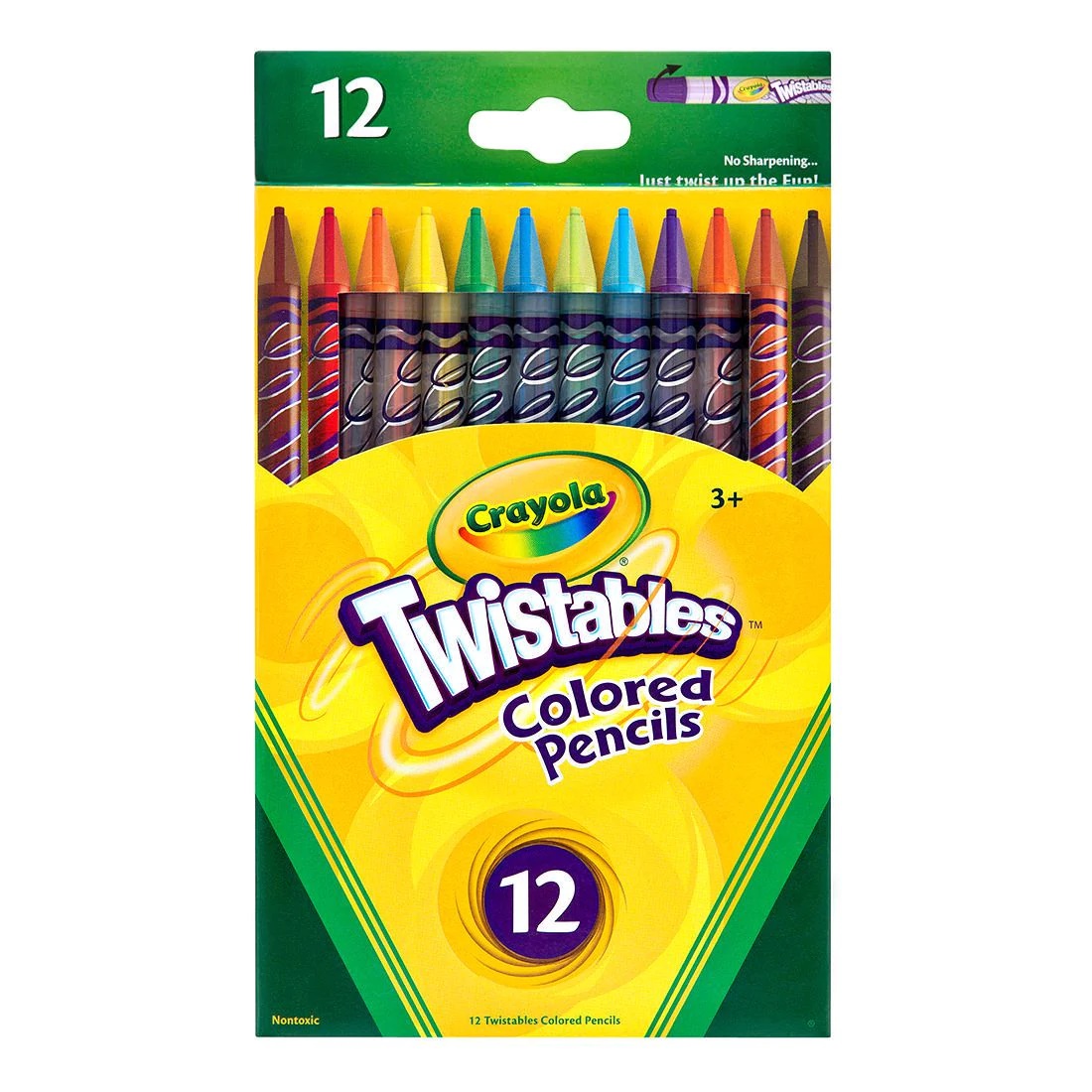 Crayola Twistables Colored Pencils 12 Pack 3+ - Theodist