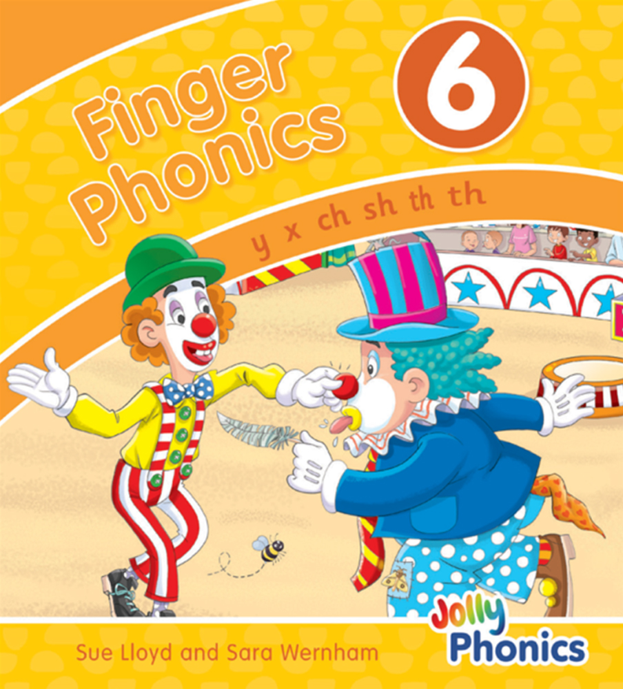 Jolly Finger Phonics 6 - y x ch sh th th | Theodist - Theodist