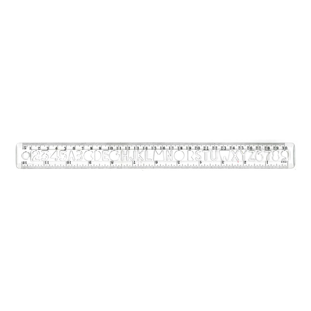 Datamax M845 Stencil A-Z 0-9 Ruler 30cm - Theodist