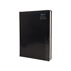 Regent 180BLK 2024 A5 Diary Black Days to Page - Theodist