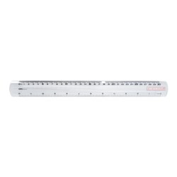 Deli G003 Plastic Wide Ruler 30cm - Theodist 
