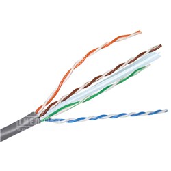 MSS MSSCABLE6U-GY Ethernet Cable Category 6 U-UTP Grey 305M - Theodist