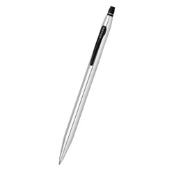 Cross 625-1 Pen Rollerball Click Selectip Chrome with Black Appointments - Theodist