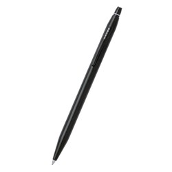 Cross 625-2 Pen Rollerball Click Seltectip Black with Black Appointments - Theodist