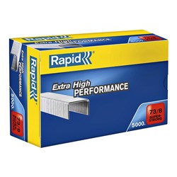 Rapid Staples Extra High Performance 73/8 Super-Strong 5000 Pcs/Box - Theodist