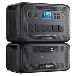 Bluetti AC500 5000W + B300S 307Wh Battery Solar Power Station - Theodist
