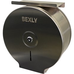 Bexly BX0045 Toilet Paper Dispenser Roll Stainless Steel with Top Holder - Theodist