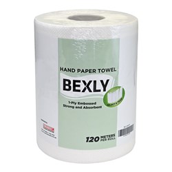Bexly BX120HPT Hand Paper Towel 120m/ Roll 1 Ply - Theodist