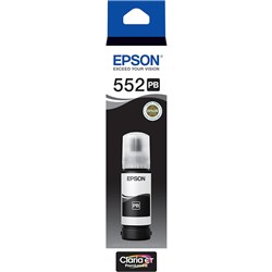 Epson T522 Claria Photo Black Ink Bottle Ecotank ET-8500, ET-8550 C13T06W192 - Theodist