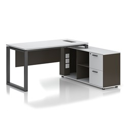 Executive Desk DG05316 Milano Series 1600x1400x750mm - Theodist