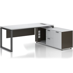 Executive Desk DG05318 Milano Series 1800x1600x750mm - Theodist
