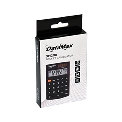 DataMax DM208 Pocket Calculator 8 Digit 2 Power - Theodist