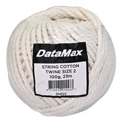 DataMax DM222 String Cotton Twine Size 2 100g, 23m - Theodist