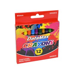 DataMax DM2612 Crayons 90mm 12 Pack - Theodist