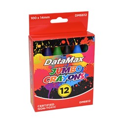 DataMax DM6612 Jumbo Crayons 12 Pack - Theodist