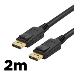 BluPeak DP-MM-02 DisplayPort Male to DisplayPort Male Cable 2m - Theodist