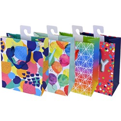 Artwrap E6938 Paper Gift Bag Assorted Small 110x62x137mm - Theodist