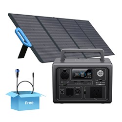 Bluetti Solar Power Station Kit EB3A + SPV120 + Cable3 - Theodist