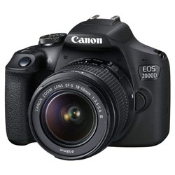 Canon EOS 2000D DSLR Camera with 18-55mm III Lens Kit - Theodist