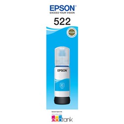 Epson T522 Cyan Ink in Bottle for ET-2810 C13T00M292 - Theodist