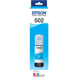 Epson T502 Cyan Ink in Bottle for ET-2850 C13T03K292 - Theodist