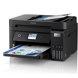 Epson ET4850 Multifunction EcoTank Printer A4 Print Copy Scan Adx Fax Ether C11CJ60501 - Theodist