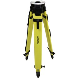 Geotek FGTRI Survey Tripod Fibreglass Big Round Head Dual Lock with Handle - Theodist