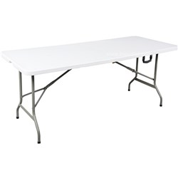 Folding Plastic Table FHT183 Rectangle 1800x750x740mm - Theodist