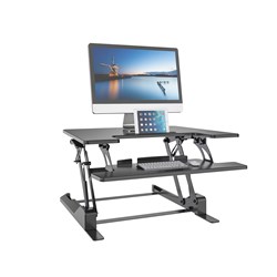 Sit Stand Desktop Office Workstation Height Adjustable Desk - Theodist
