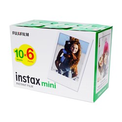 Fujifilm Instax Mini Instant Film 10 Sheets x 6 Packs - Theodist
