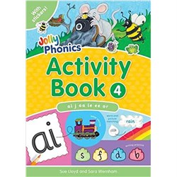Jolly Phonics Activity Book 4 - ai j oa ie ee or - Theodist