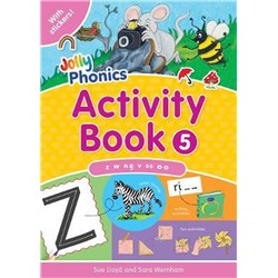 Jolly Phonics Activity Book 5 - z w ng v oo OO - Theodist