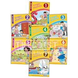 Jolly Phonics Finger Phonics 1-7 Big Books - Theodist