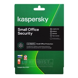 Kaspersky Ultimate Small Office Security Antivirus 10 Computer 10 Mobile 1 Server 1 Year License - Theodist