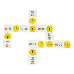 Learning Can Be Fun Time Dominoes - Theodist