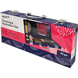 Mont Marte MMGS0022 Drawing & Illustration Set Signature 52 Pcs - Theodist