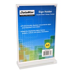 DataMax SHA5TPM Magnetic Sign Holder A5 Portrait - Theodist