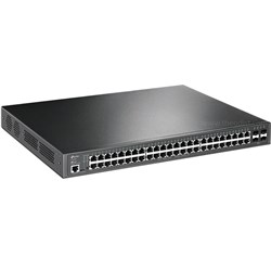 TP-Link TL-SG3452P 48 Port Ethernet Switch, 3L, 4SFP Slots Rackmount - Theodist