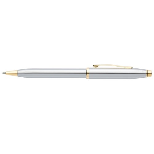 Cross 3302WG Century II Medalist Ballpoint Pen, Chrome & Gold_2 - Theodist