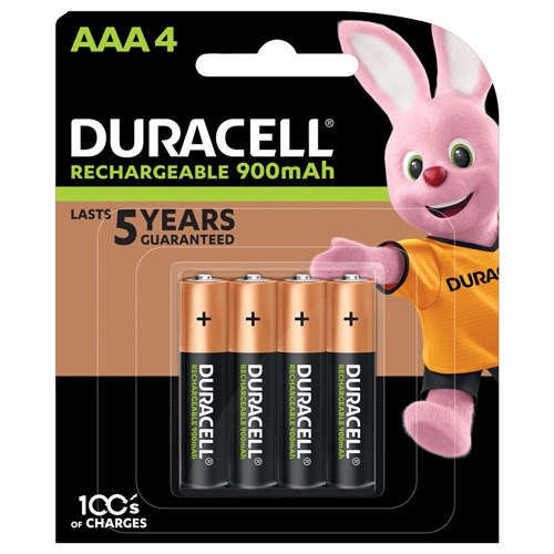 Duracell AAA Rechargeable Battery 900mAh 4 Pack_1 - Theodist