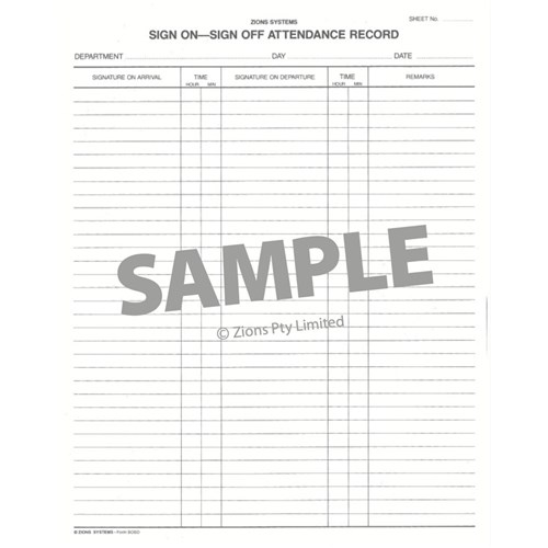 Zion 4995 SOSO Sign On Sign Off Attendance Book_2 - Theodist