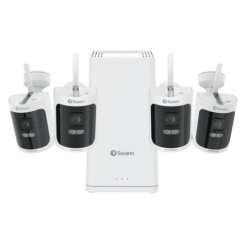 Swann 2K NVW-650 Power Hub with NVR 1TB 4x NVW-600CMB Wireless Security Camera_1 - Theodist