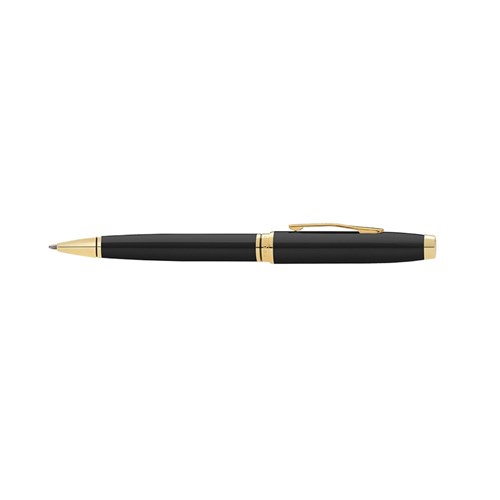 Cross 662-11 Coventry Ballpoint Pen, Black Lacquer & Gold_1 - Theodist