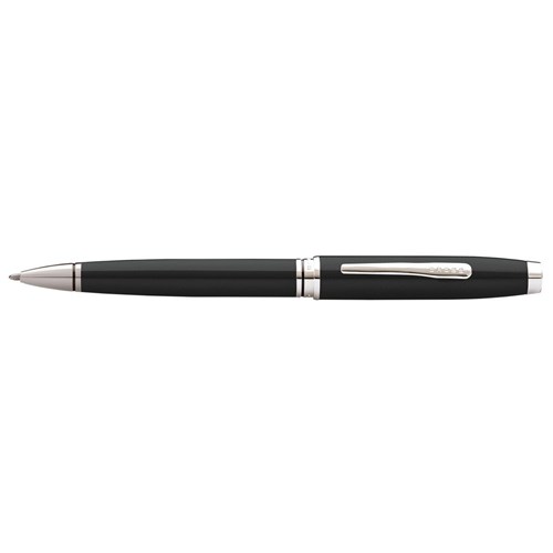 Cross 662-6 Coventry Ballpoint Pen, Black Lacquer & Chrome_1 - Theodist