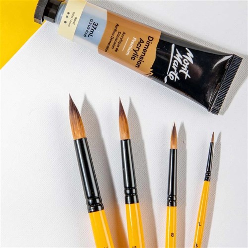 Mont Marte BMHS0015 Brushes Acrylic Signature 4pc_4 - Theodist