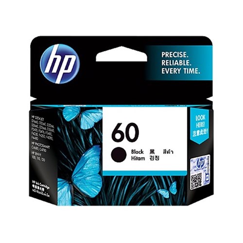 HP 60 Black Original Ink Cartridge