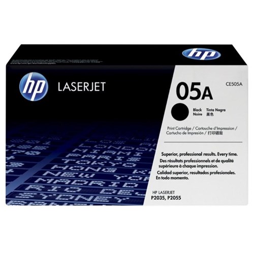 HP 05A Black Original LaserJet Toner Cartridge